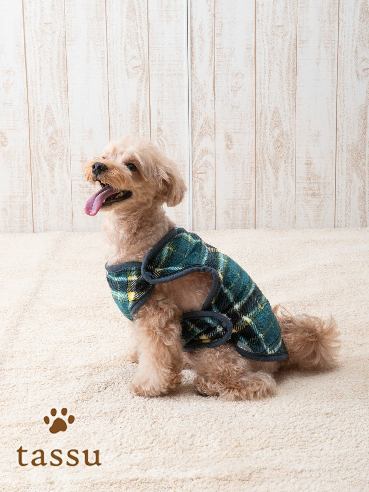 クラシックチェック着る毛布 ≪グリュック≫