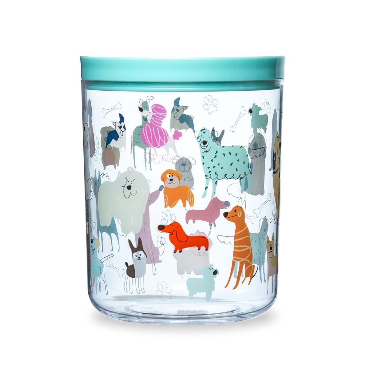 ABODE HOMEWARES ドッグウィムジーシリーズ 蓋付きジャー